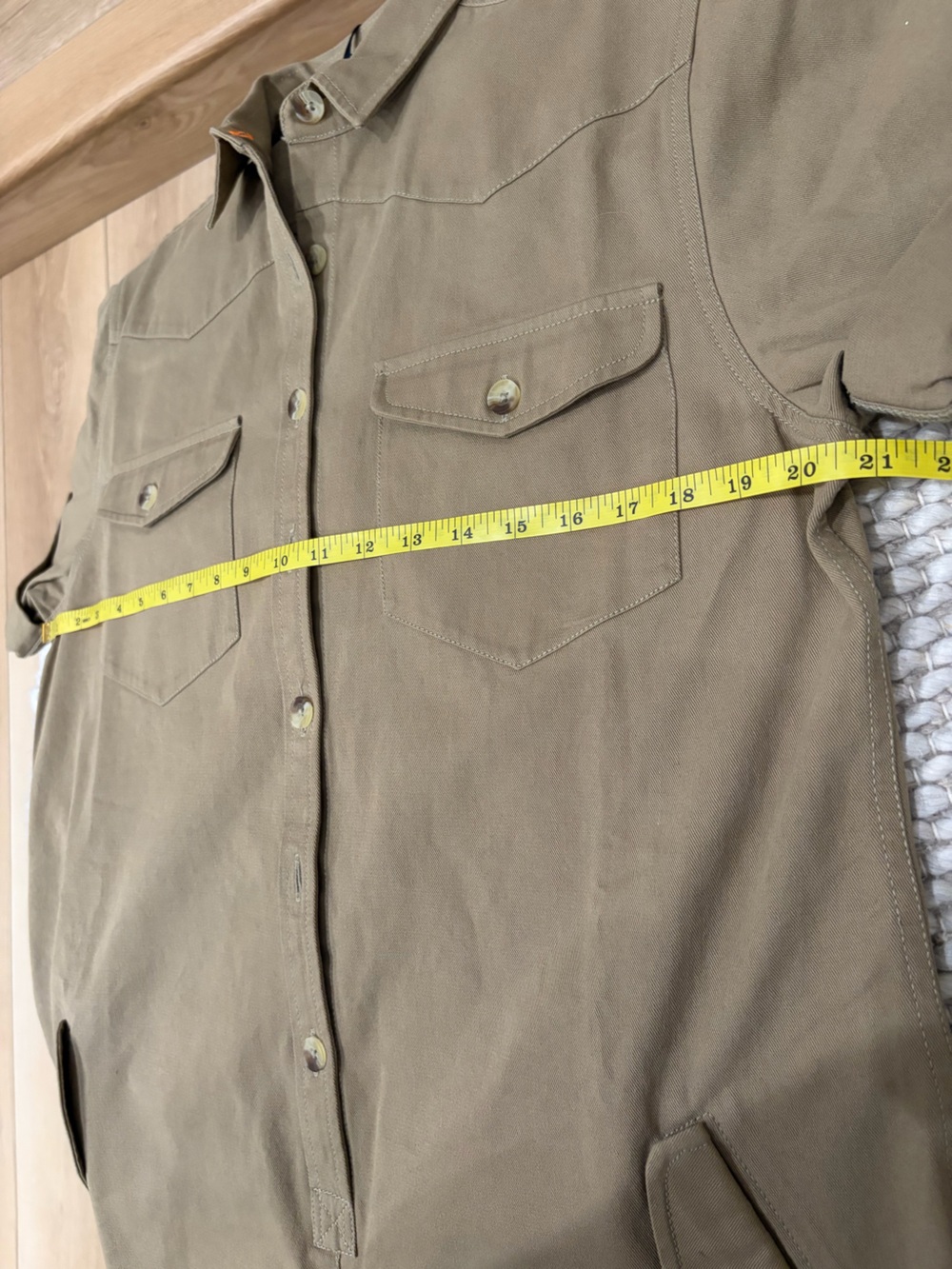 Clare V Cargo Jumpsuit Khaki Size Medium - Picture 8 of 13